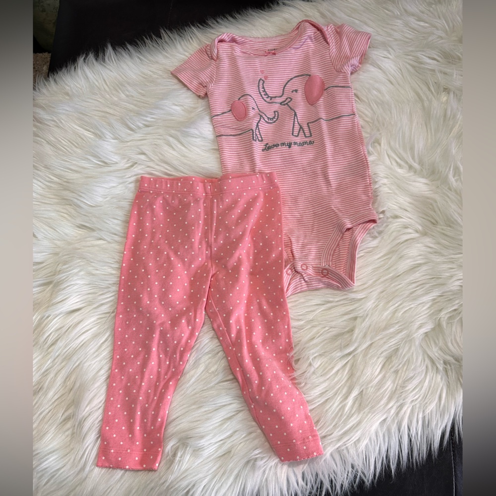 Carter’s 12 month onesie and pant set
